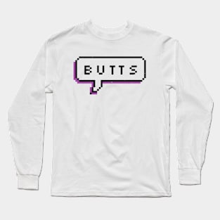 8bits butts Long Sleeve T-Shirt